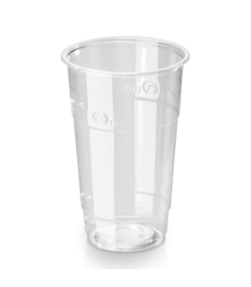 Vaso de PLA transparente 25 cl Ø7,6 cm