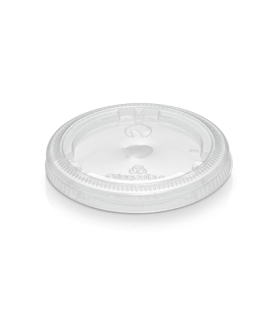 Tapa PLA plana con agujero para 303009-303010-303011-303012-303013 Ø9,6 cm