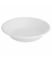 Plato hondo de caña de azúcar redondo blanco Ø 19 cm 680 cl