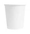 Vaso compostable de cartón blanco water base 4 oz /120 ml Ø 6,2/4,5 x 6,0 cm