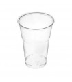 Vaso pla transparente "economy" Ø 8.5 x 13.1 cm 45-50 cl