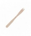 Pincho para patatas fritas de madera natural 14 cm