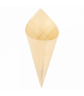 Cono de hojuela de pino natural 12,5 cm