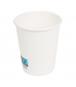 Vaso de cartón blanco 8 oz / 240 ml Ø  8,0/5,6 x 9,2 cm 280 + PE 18 g/m²