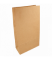 Bolsa SOS de papel kraft natural 20 + 9 x 34,5 cm 70 gr/m2