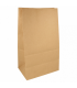 Bolsa SOS de papel kraft natural 22 + 14 x 37 cm 70gr/m2