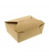 Caja americana estanca de folding reciclado rectangular kraft 14 x 11,1 x 6,4 cm 110 cl