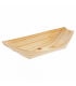 Barquilla hojuela de pino de madera natural 22,5 x 11 x 3 cm 450 ml