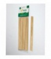 Brocheta de madera natural 25 cm